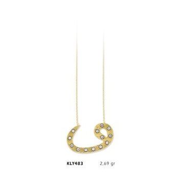 Harem Altın KLY483 14 Ayar Altın Vav Kolye