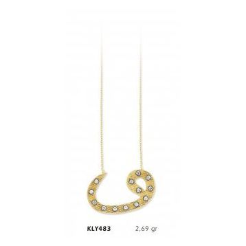 Harem Altın KLY483 14 Ayar Altın Vav Kolye