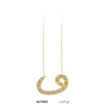 Harem Altın KLY483 14 Ayar Altın Vav Kolye
