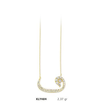 Harem Altın KLY484 14 Ayar Altın Vav Kolye