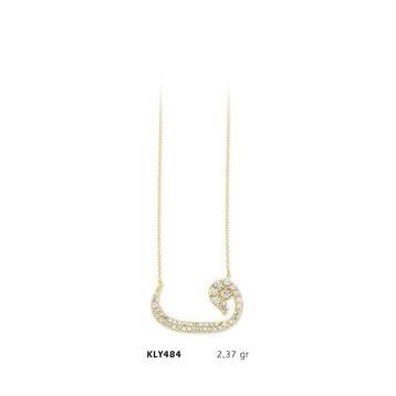 Harem Altın KLY484 14 Ayar Altın Vav Kolye