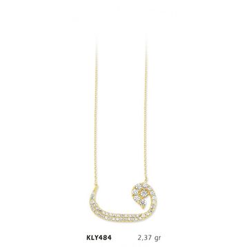 Harem Altın KLY484 14 Ayar Altın Vav Kolye