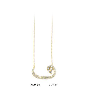 Harem Altın KLY484 14 Ayar Altın Vav Kolye