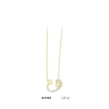 Harem Altın KLY485 14 Ayar Altın Vav Kolye