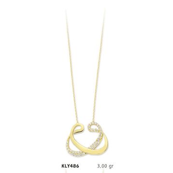 Harem Altın KLY486 14 Ayar Altın Vav Kolye