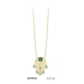 Harem Altın KLY492 14 Ayar Altın Fatma Eli Kolye