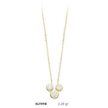 Harem Altın KLY498 14 Ayar Altın Tektaş Kolye