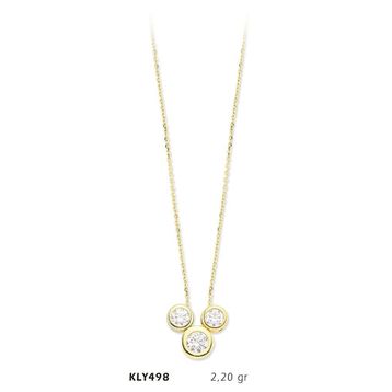 Harem Altın KLY498 14 Ayar Altın Tektaş Kolye