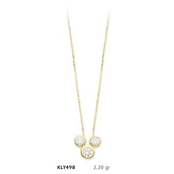 Harem Altın KLY498 14 Ayar Altın Tektaş Kolye