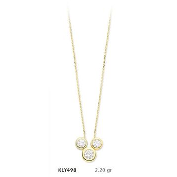 Harem Altın KLY498 14 Ayar Altın Tektaş Kolye