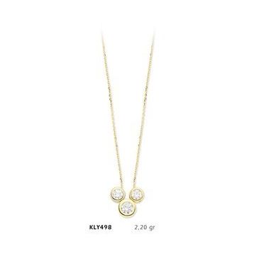 Harem Altın KLY498 14 Ayar Altın Tektaş Kolye