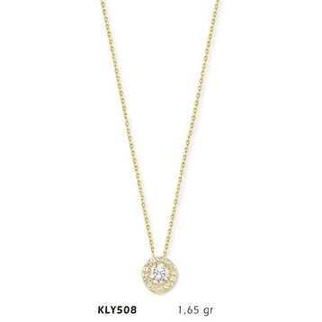 Harem Altın KLY508 14 Ayar Altın Tektaş Kolye