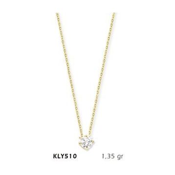 Harem Altın KLY510 14 Ayar Altın Tektaş Kolye