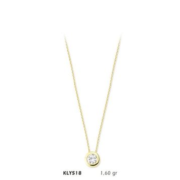 Harem Altın KLY518 14 Ayar Altın Tektaş Kolye