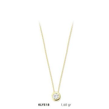 Harem Altın KLY518 14 Ayar Altın Tektaş Kolye