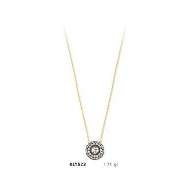 Harem Altın KLY523 14 Ayar Altın Tektaş Kolye