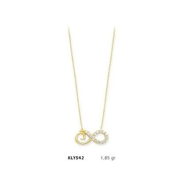 Harem Altın KLY542 14 Ayar Sonsuzluk Altın Kolye