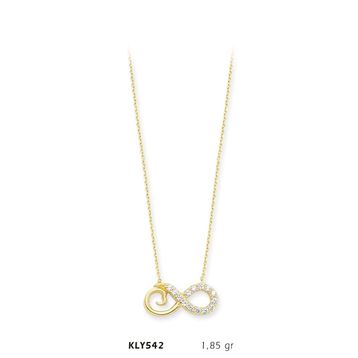 Harem Altın KLY542 14 Ayar Sonsuzluk Altın Kolye