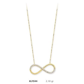 Harem Altın KLY544 14 Ayar Sonsuzluk Altın Kolye