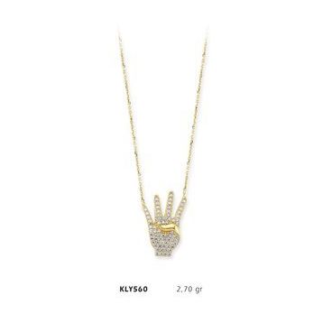 Harem Altın KLY560 14 Ayar Altın Rabia Kolye