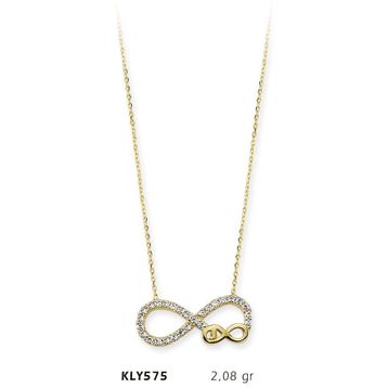 Harem Altın KLY575 14 Ayar Sonsuzluk Altın Kolye