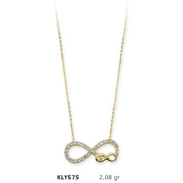 Harem Altın KLY575 14 Ayar Sonsuzluk Altın Kolye