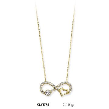 Harem Altın KLY576 14 Ayar Altın Sonsuzluk Kolye