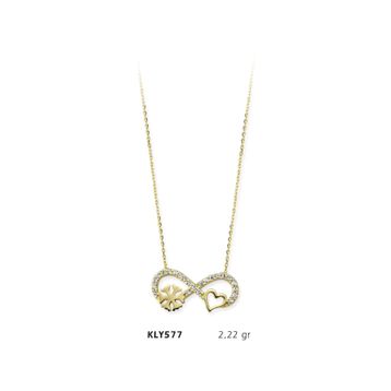 Harem Altın KLY577 14 Ayar Altın Sonsuzluk Kolye