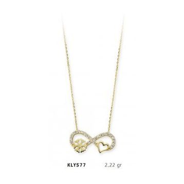 Harem Altın KLY577 14 Ayar Altın Sonsuzluk Kolye