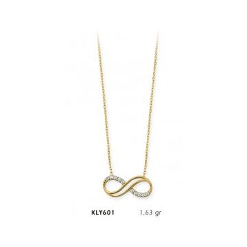 Harem Altın KLY601 14 Ayar Altın Sonsuzluk Kolye