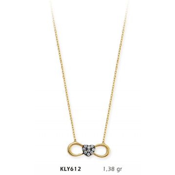 Harem Altın KLY612 14 Ayar Altın Sonsuzluk Kolye