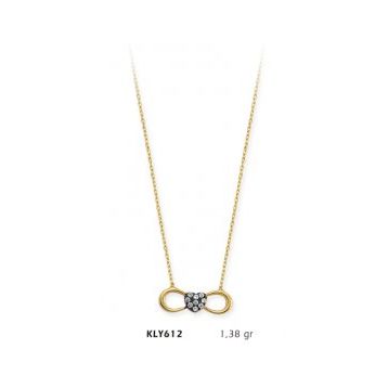 Harem Altın KLY612 14 Ayar Altın Sonsuzluk Kolye