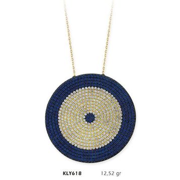 Harem Altın KLY618 14 Ayar Nazar Boncuğu Altın Kolye