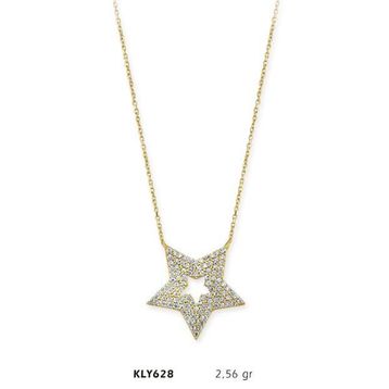 Harem Altın KLY628 14 Ayar Altın Yıldız Kolye