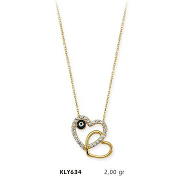 Harem Altın KLY634 14 Ayar Kalp Altın Kolye