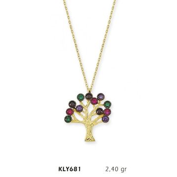 Harem Altın KLY681 14 Ayar Altın Hayat Ağacı Kolye