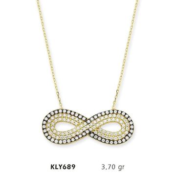 Harem Altın KLY689 14 Ayar Altın Sonsuzluk Kolye