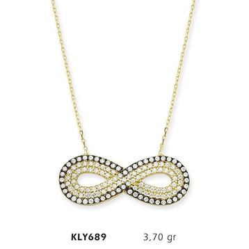 Harem Altın KLY689 14 Ayar Altın Sonsuzluk Kolye