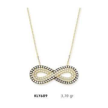 Harem Altın KLY689 14 Ayar Altın Sonsuzluk Kolye