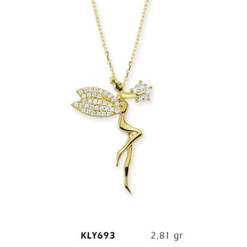 Harem Altın KLY693 14 Ayar Altın Peri Kolye