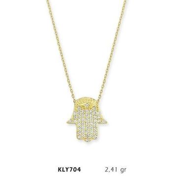 Harem Altın KLY704 14 Ayar Altın Fatma Eli Kolye