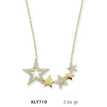 Harem Altın KLY710 14 Ayar Altın Yıldız Kolye