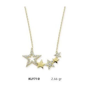 Harem Altın KLY710 14 Ayar Altın Yıldız Kolye