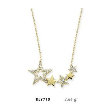 Harem Altın KLY710 14 Ayar Altın Yıldız Kolye