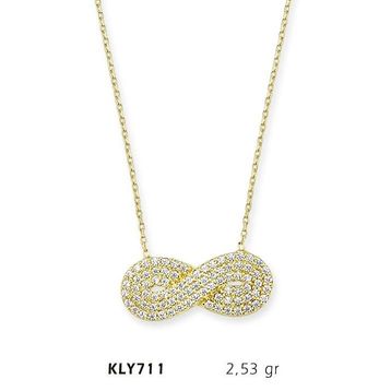 Harem Altın KLY711 14 Ayar Altın Sonsuzluk Kolye