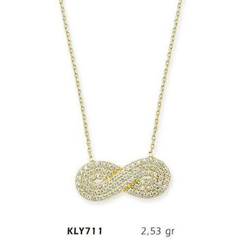Harem Altın KLY711 14 Ayar Altın Sonsuzluk Kolye