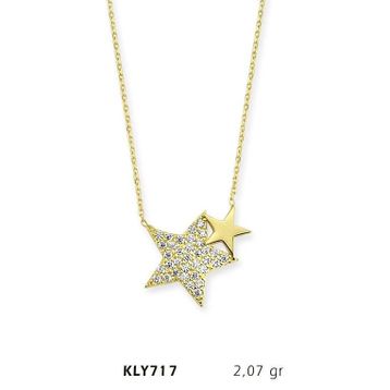 Harem Altın KLY717 14 Ayar Altın Yıldız Kolye