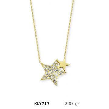 Harem Altın KLY717 14 Ayar Altın Yıldız Kolye