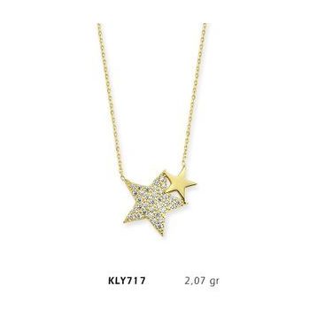Harem Altın KLY717 14 Ayar Altın Yıldız Kolye
