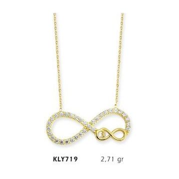 Harem Altın KLY719 14 Ayar Altın Sonsuzluk Kolye